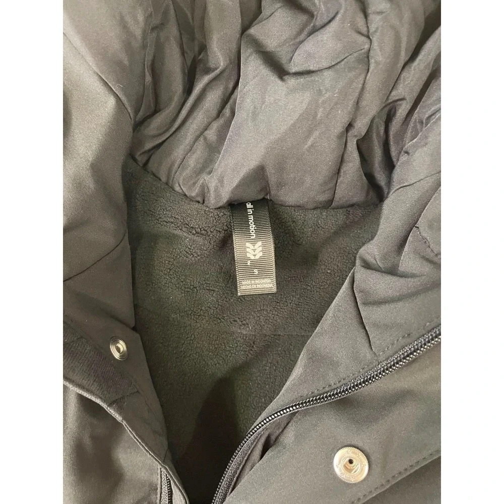 All in Motion Women's Hooded Waterproof Insulated Jacket Black Size Small
